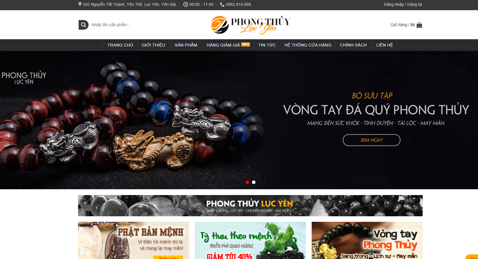 Theme wordpress bán đồ phong thủy