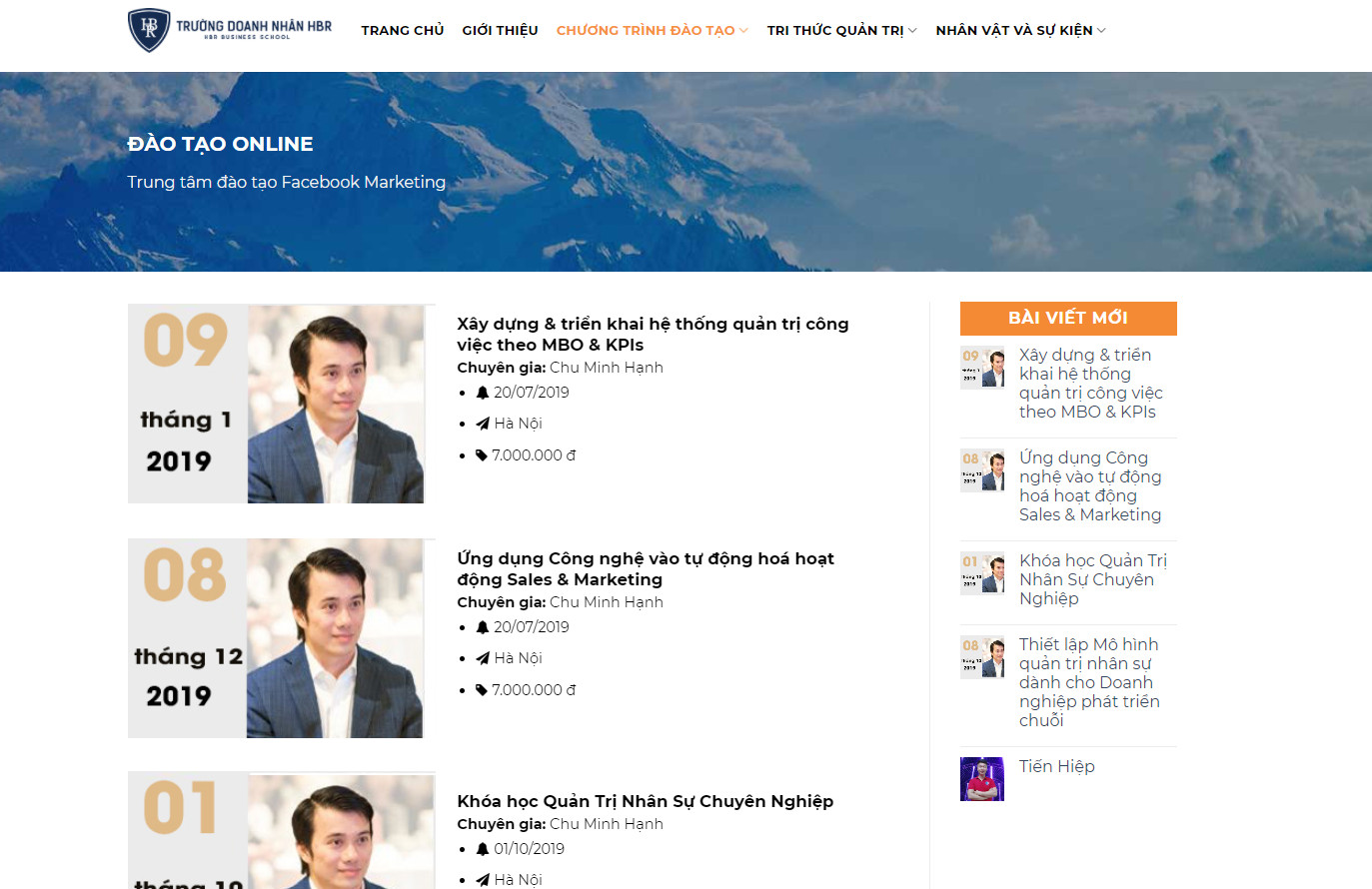 Theme wordpress bán khóa học3