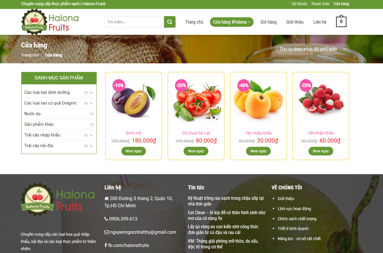 Theme wordpress bán trái cây1