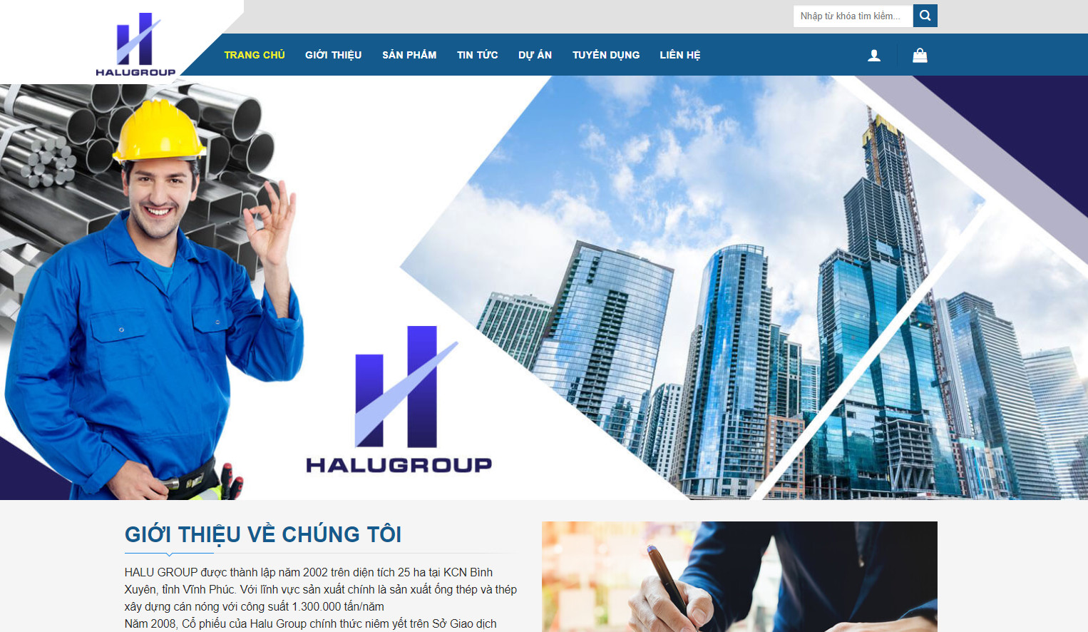 Theme wordpress công ty xây dựng