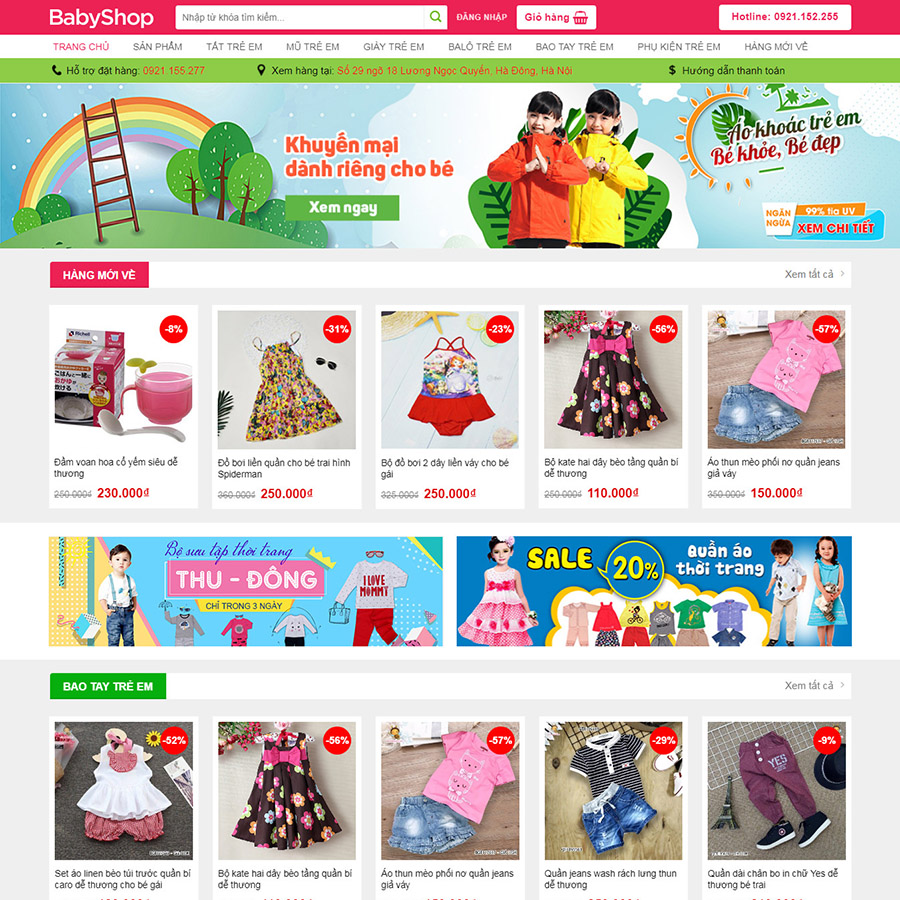 quanao1 Theme wordpress bán quần áo