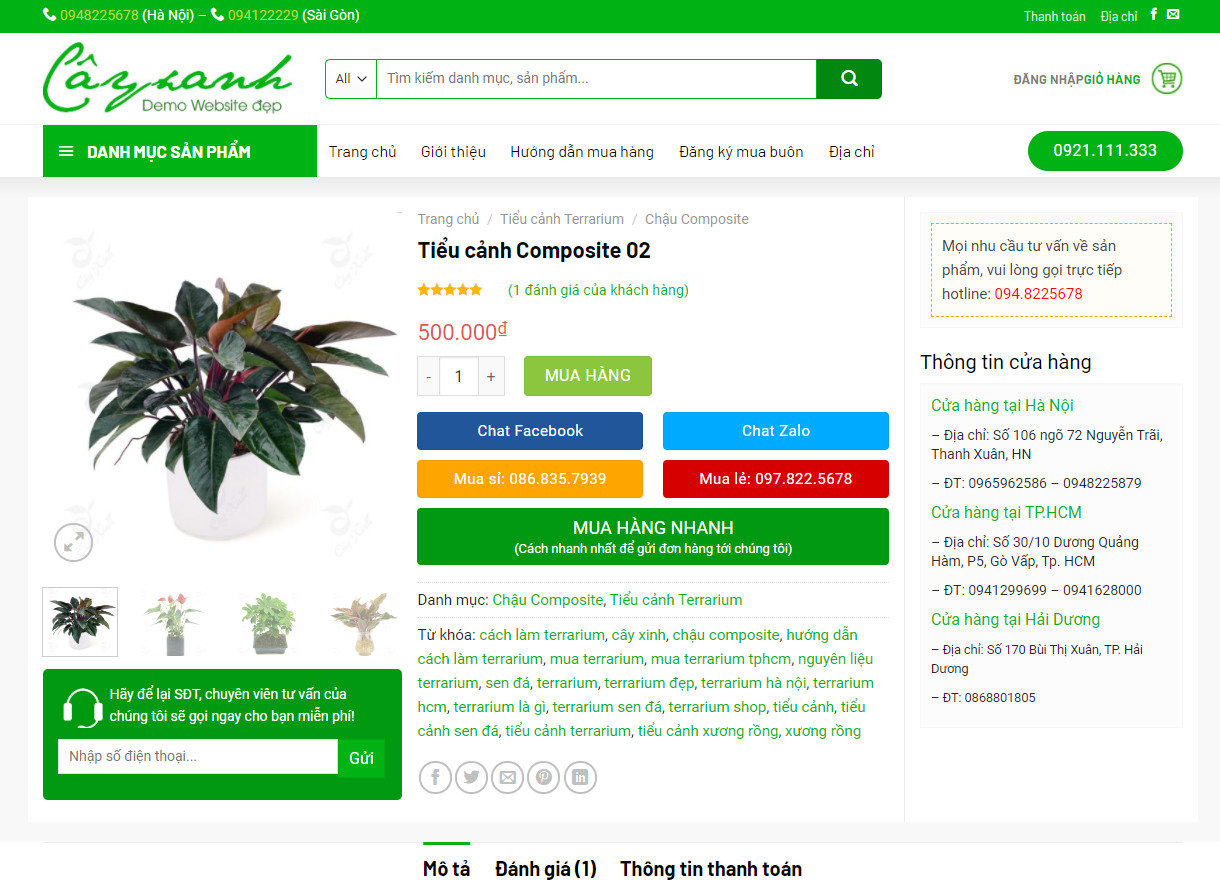 theme-wordpress-ban-cay-xanh-dep