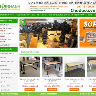 Theme wordpress bán đồ cũ đẹp