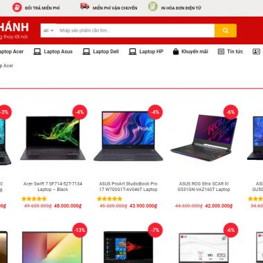 Theme wordpress bán hàng điện tử đẹp