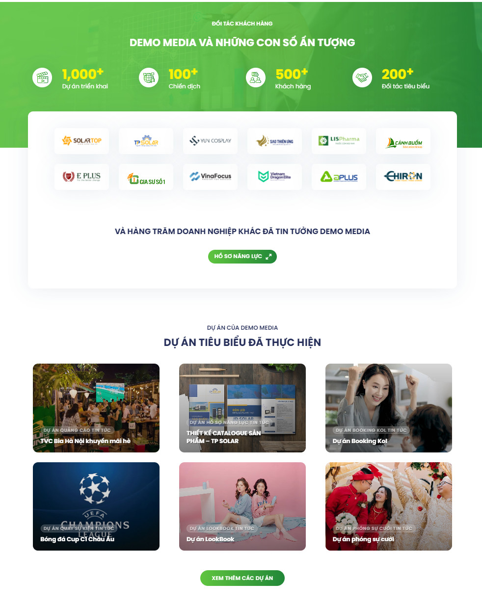theme wordpress công ty marketing, media đẹp