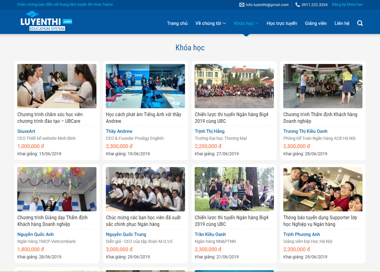Mẫu theme wordpress giáo dục đẹp 2021