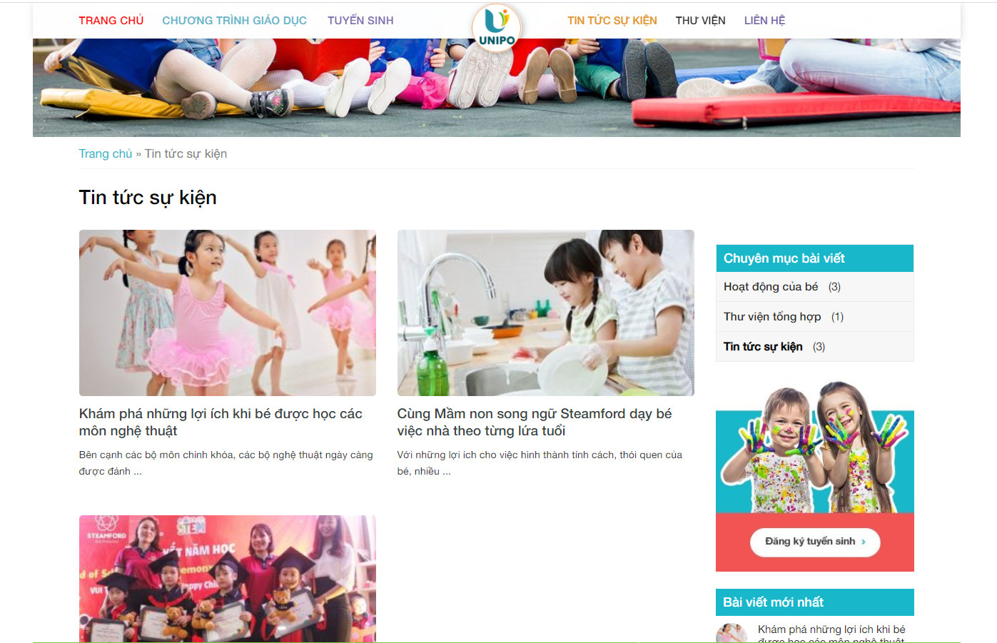 theme-wordpress-trung-tam-anh-van-dep