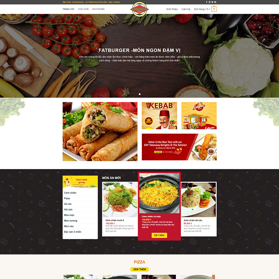 Theme wordpress nhà hàng đẹp Theme wordpress nhà hàng đẹp